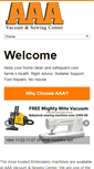 Mobile Screenshot of aaavacuumandsewing.com